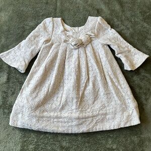 Laura Ashley White Lace Formal Kids Dress